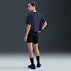 Playera de manga corta Dri-FIT cropped para mujer Nike One Relaxed