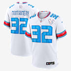 David Montgomery Houston Texans Rivalries Collection Men's Nike NFL Game Jersey - White