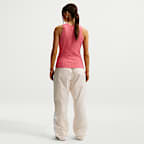 Playera de tirantes de tela de canalé ajustada para mujer Nike Sportswear