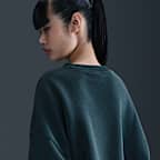 Sudadera oversized de cuello redondo para mujer Nike Sportswear Phoenix Fleece