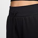 Pants de entrenamiento de French Terry de tiro alto y de pierna ancha para mujer Nike Sportswear Phoenix Fleece
