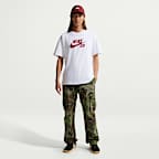 เสื้อยืดสเก็ตบอร์ดมีโลโก้ Nike SB