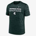 Michigan State Campus Center Stack Velocity Men's Nike Dri-FIT College T-Shirt - Green