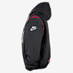 Sudadera con gorro de medio cierre Nike Therma-FIT de la NBA para hombre Philadelphia 76ers Hardwood Classics