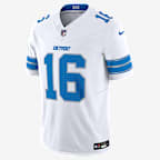 Jared Goff Detroit Lions Men's Nike Dri-FIT NFL Limited Jersey - White