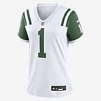 Jersey de fútbol americano Nike de la NFL Game para mujer Sauce Gardner New York Jets - Blanco