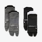 Nike Everyday Plus Lightweight No-Show Split-Toe Socks (2 Pairs)