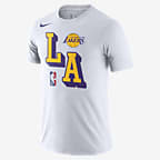 Los Angeles Lakers Men's Nike Dri-FIT NBA T-Shirt - White