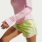 Shorts de correr Dri-FIT de tiro medio con forro de ropa interior para mujer Nike Tempo