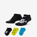 Nike Everyday Older Kids' Lightweight No-Show Socks (3 Pairs)