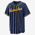 Christian Yelich Milwaukee Brewers Men's Nike MLB Replica Jersey