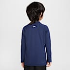 Prenda para la parte superior de manga larga para niño talla pequeña Nike Swim Hydroguard