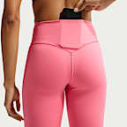 Leggings de cintura alta sin costura delantera de 7/8 para mujer Nike Universa