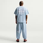 Nike Solo Swoosh fleecebroek met boorden voor heren