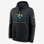 Jacksonville Jaguars Busted Play Club Men's Nike NFL Pullover Hoodie - Black