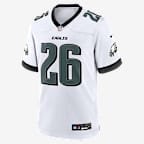 Saquon Barkley Philadelphia Eagles Men's Nike NFL Game Jersey - White