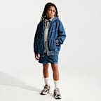 Veste ado en denim à capuche et zip Collection Nike Sportswear