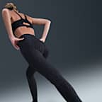 Leggings estampados de cintura alta sin costura delantera de 7/8 para mujer Nike Universa