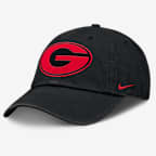 Gorra universitaria Nike ajustable para hombre Georgia Bulldogs Primetime Club - Negro