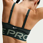 나이키 프로 인디 플런지 여성 미디엄 서포트 패드 스포츠 브라