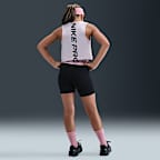 Nike Pro Dri-FIT Shorts (ca. 12,5 cm) für ältere Kinder (Mädchen)