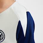 Inter Milan Strike Nike Dri-FIT voetbaltop met korte mouwen voor kids