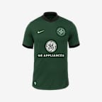 Jersey Nike Dri-FIT de la NWSL tipo réplica para hombre Racing Louisville FC 2025 Stadium visitante