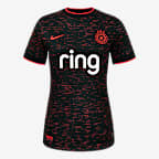 Black/Bright Crimson