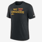 Washington Commanders Overlap Lockup Men's Nike NFL T-Shirt - Black