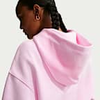 Nike Sportswear Phoenix Fleece Women's Oversized Cropped Henley Hoodie