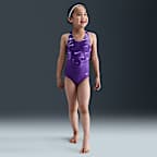 Nike Gymnastics Nike Dynamic Racerback Training Leotard - Purple