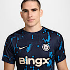 Chelsea F.C. Academy Pro Men's Nike Dri-FIT Football Short-Sleeve Pre-Match Top