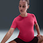 Nike (M) One Women's Dri-FIT Slim-Fit Short-Sleeve Top (Maternity)