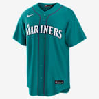 Cal Raleigh Seattle Mariners Men's Nike MLB Replica Jersey - Teal