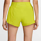 Nike One Women's Dri-FIT Mid-Rise Brief-Lined Graphic Shorts