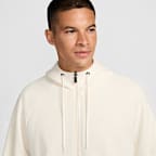 Nike Primary Fleece Sudadera con gorro de alto rendimiento Dri-FIT UV de cierre completo para hombre