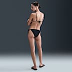 Nike Swim Women's Terry Texture Tie String Bikini Bottom