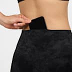 ナイキ ゼンビー タイダイ ウィメンズ ハイウエスト 21cm バイカーショートパンツ