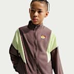 Kylian Mbappé Older Kids' Full-Zip Woven Football Tracksuit