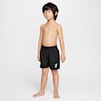 Shorts de vóleibol con forro de ropa interior de 13 cm para niños talla pequeña Nike Swim Breaker