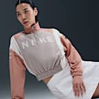 เสื้อแจ็คเก็ตแบบทอซิปสั้นน้ำหนักเบาผู้หญิง Nike Sportswear