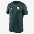 Michigan State Sideline Legend Small Logo Men's Nike Dri-FIT College T-Shirt - Green