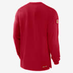 San Francisco 49ers Sideline Player Team Issue Men’s Nike Dri-FIT Long-Sleeve Top