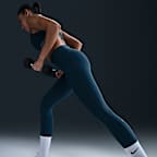 Nike Universa Yüksek Belli Bilek Üstü Ön Dikişsiz Kadın Taytı