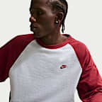 Nike Sportswear Club Men's 3/4-Sleeve Raglan Top