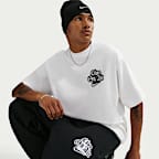 Nike Solo Swoosh fleecebroek met boorden voor heren