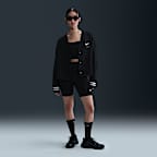 나이키 스포츠웨어 피닉스 플리스 여성 오버 오버사이즈 그래픽 가디건