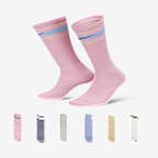 Nike Everyday Plus Cushioned Crew Socks (6 Pairs) - Multi-Colour