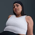 Nike Sportswear Chill Knit Camiseta de tirantes corta y ceñida con elástico mini (Talla grande) - Mujer