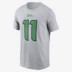 Playera Nike de la NFL para hombre Jaxon Smith-Njigba Seattle Seahawks Rivalries Collection - Gris